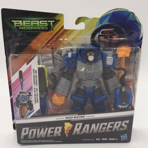 Power Rangers Beast Morphers Smash Beastbot Action Figure New in Package - Picture 11 of 11